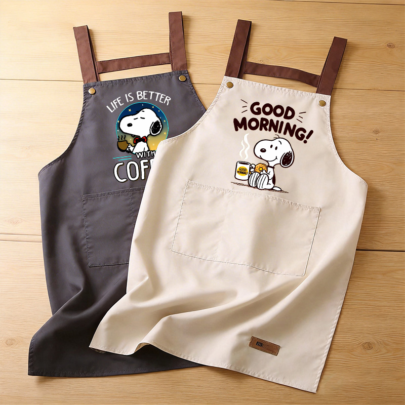 Kitchen Gadgets Trending - Snoopys Cooking Apron Men Women Anime