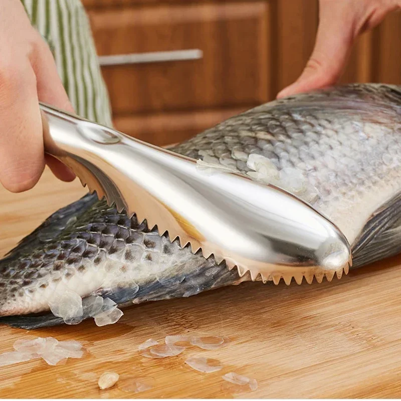 Kitchen Gadgets Com - Stainless Steel Fish Cleaning Knife Skinner