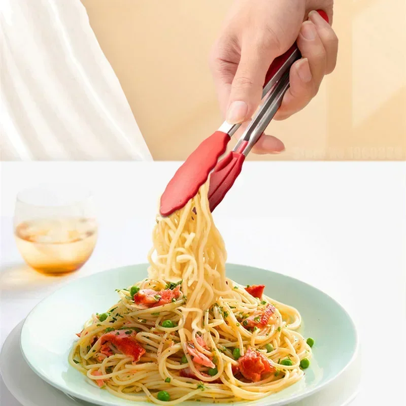Kitchen Gadgets Sale - 7 Inch Non-Slip Food Tongs for