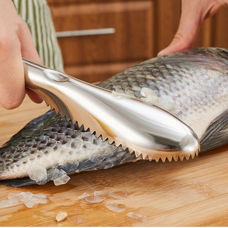 Kitchen Gadgets Com - Stainless Steel Fish Cleaning Knife Skinner