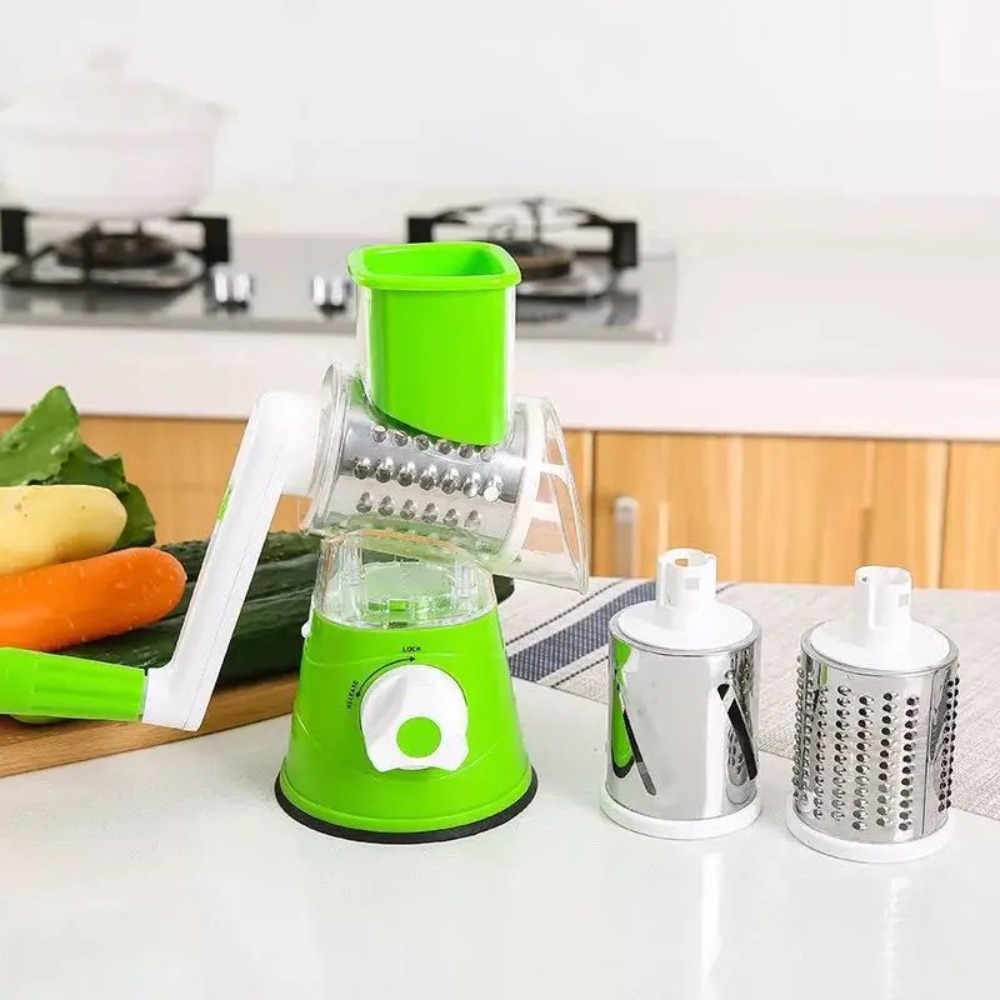 3-in-1 Rotary Food Slicer Chop - Kitchen Gadgets Smart incelemesi ve fiyatı