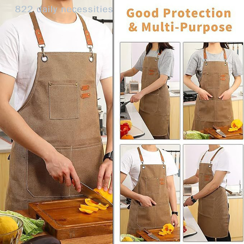 Household Canvas Apron Oil-pro - Kitchen Gadgets Trending incelemesi ve fiyatı