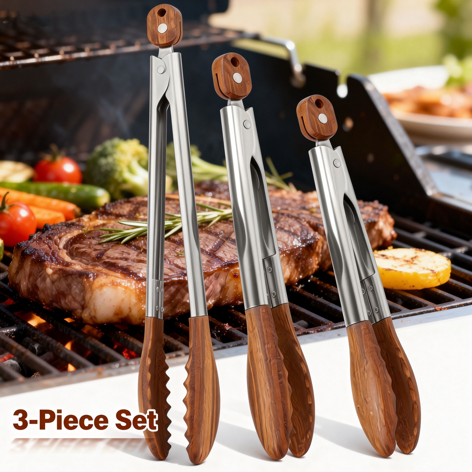 2/3 Pcs Food Tongs Walnut Wood - Kitchen Gadgets Sale incelemesi ve fiyatı