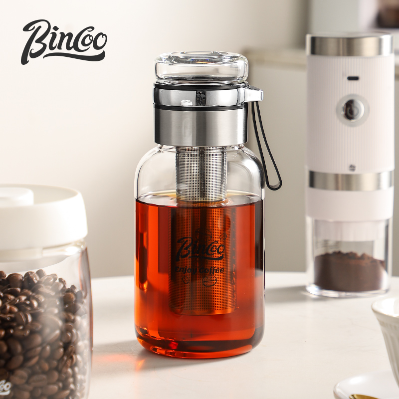 Bincoo Transparent Coffee Cup  - Stainless Steel Strainer incelemesi ve fiyatı