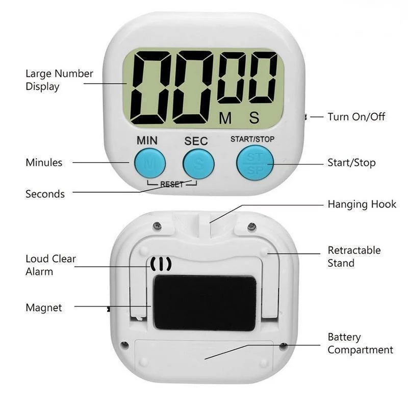 Mini Digital Kitchen Timer Big - Kitchen Gadgets Smart incelemesi ve fiyatı