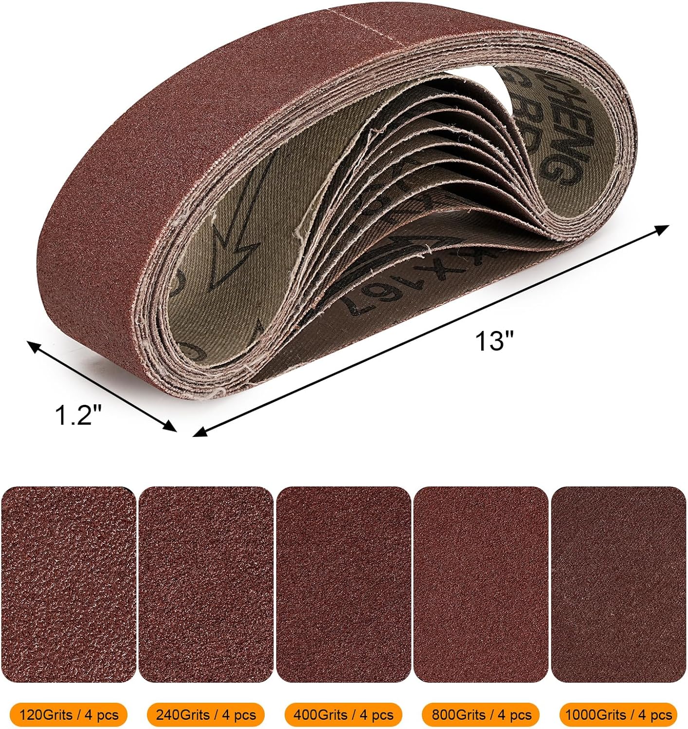 20 Pack 1.2x13 Inch Sanding Be - Knife Sharpener incelemesi ve fiyatı