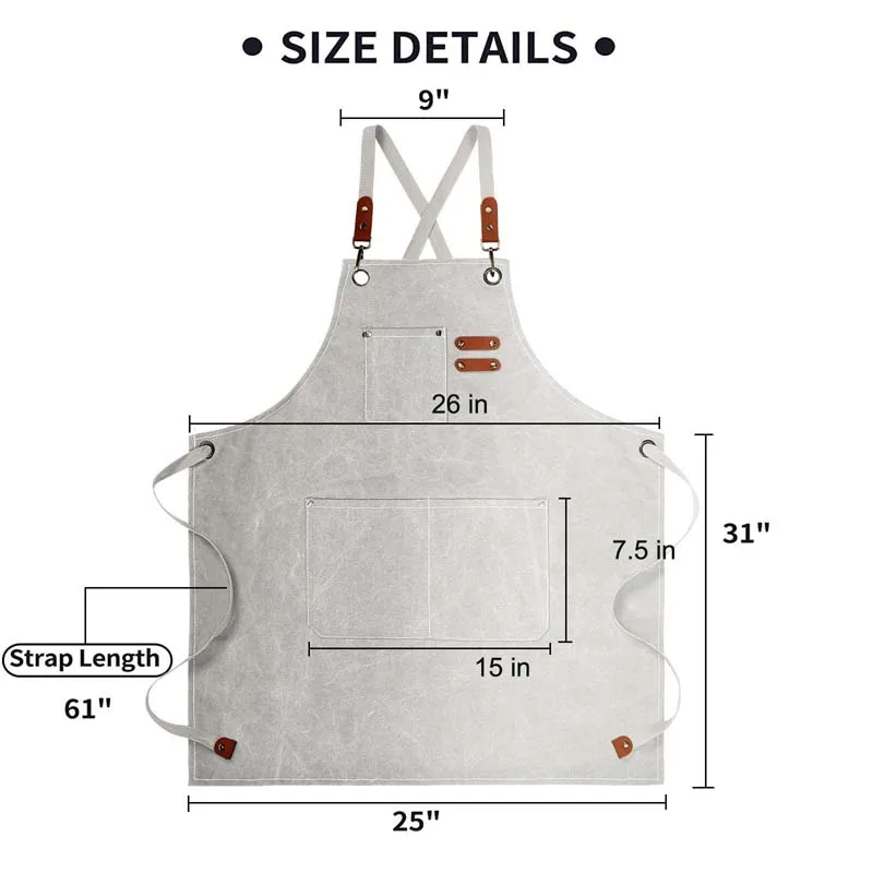 Household Canvas Apron Oil-pro - Kitchen Gadgets Trending incelemesi ve fiyatı