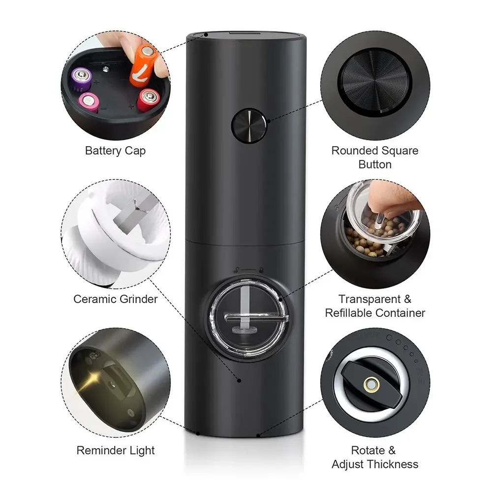 Electric Salt And Pepper Grind - Kitchen Gadgets Smart incelemesi ve fiyatı