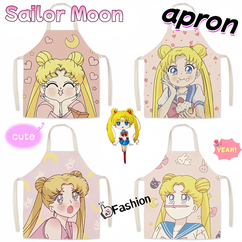 Sailor Moon Apron Cute Cartoon - Kitchen Gadgets Trending incelemesi ve fiyatı