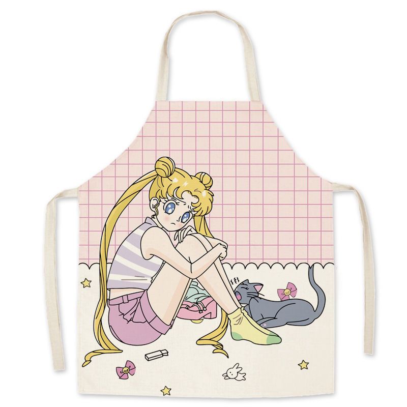 Sailor Moon Apron Cute Cartoon - Kitchen Gadgets Trending incelemesi ve fiyatı