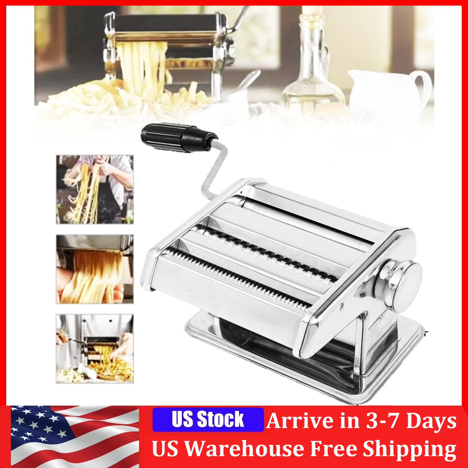 Pasta Maker Machine Stainless  - Kitchen Gadgets Smart incelemesi ve fiyatı