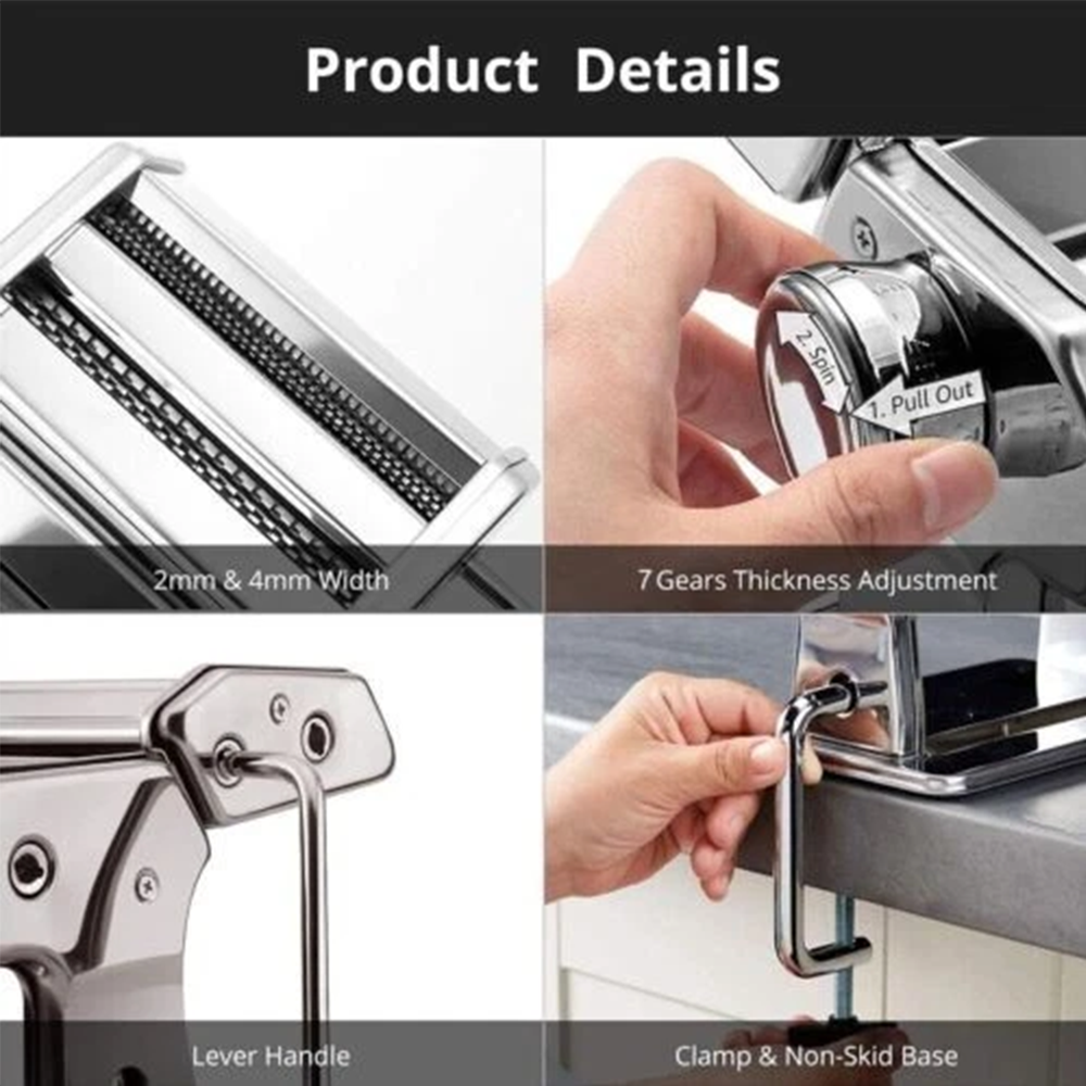 Pasta Maker Machine Stainless  - Kitchen Gadgets Smart incelemesi ve fiyatı